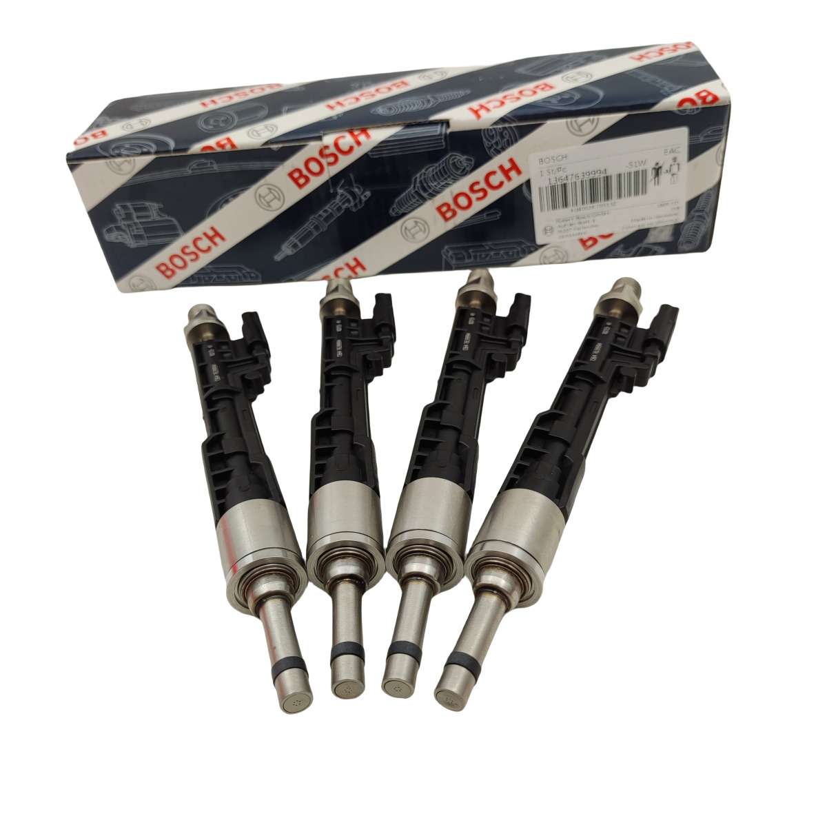 4PCS Fuel Injectors Bosch 62825 Fits For 228i F22 F23 320i xDrive F30 F33 EU6