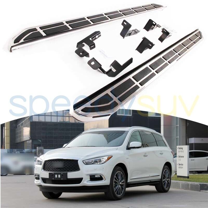 US Stock For Infiniti QX60 2013-2020 Side Steps Running Boards Nerf Bar Iboard