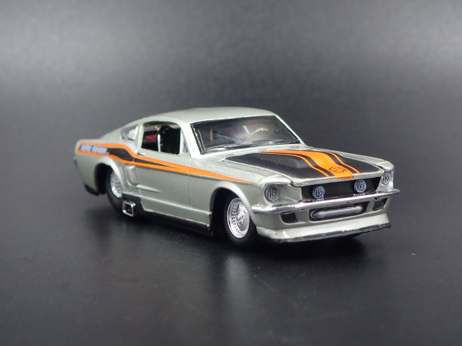 1967 67 FORD MUSTANG GT FASTBACK HARLEY DAVIDSON 1:64 SCALE DIECAST relisted