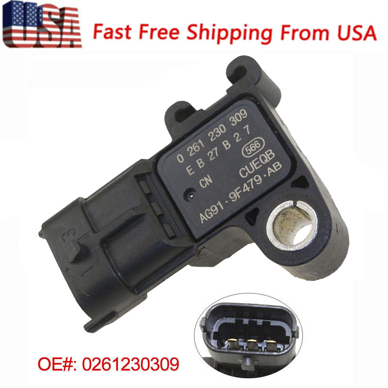MAP Sensor For Ford Transit Focus Lincoln Manifold Boost Pressure AG9Z9F479A