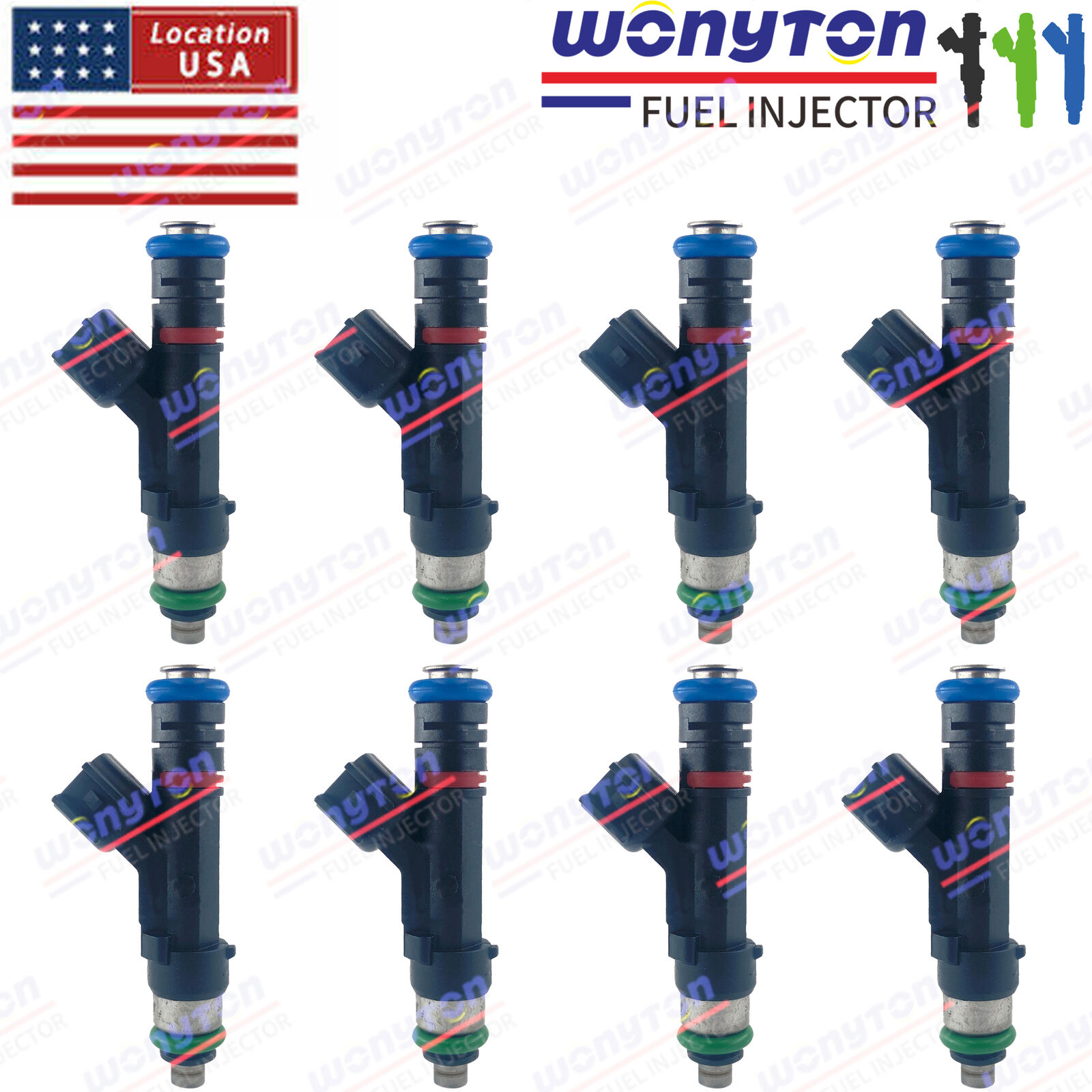 8x EV14 Fuel Injector For 2010-2014 Ford E-150 5.4L V8 29lbs Upgrade 0280158193