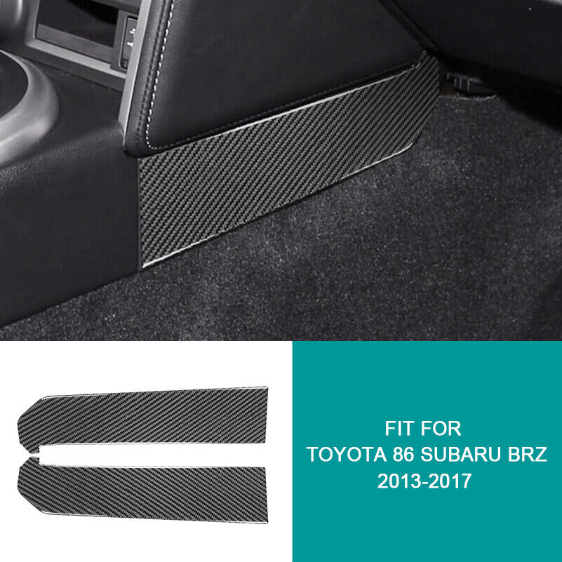 Carbon Fiber Gear Shift Side Panel Cover Trim For Subaru BRZ Toyota 86 2013-2017
