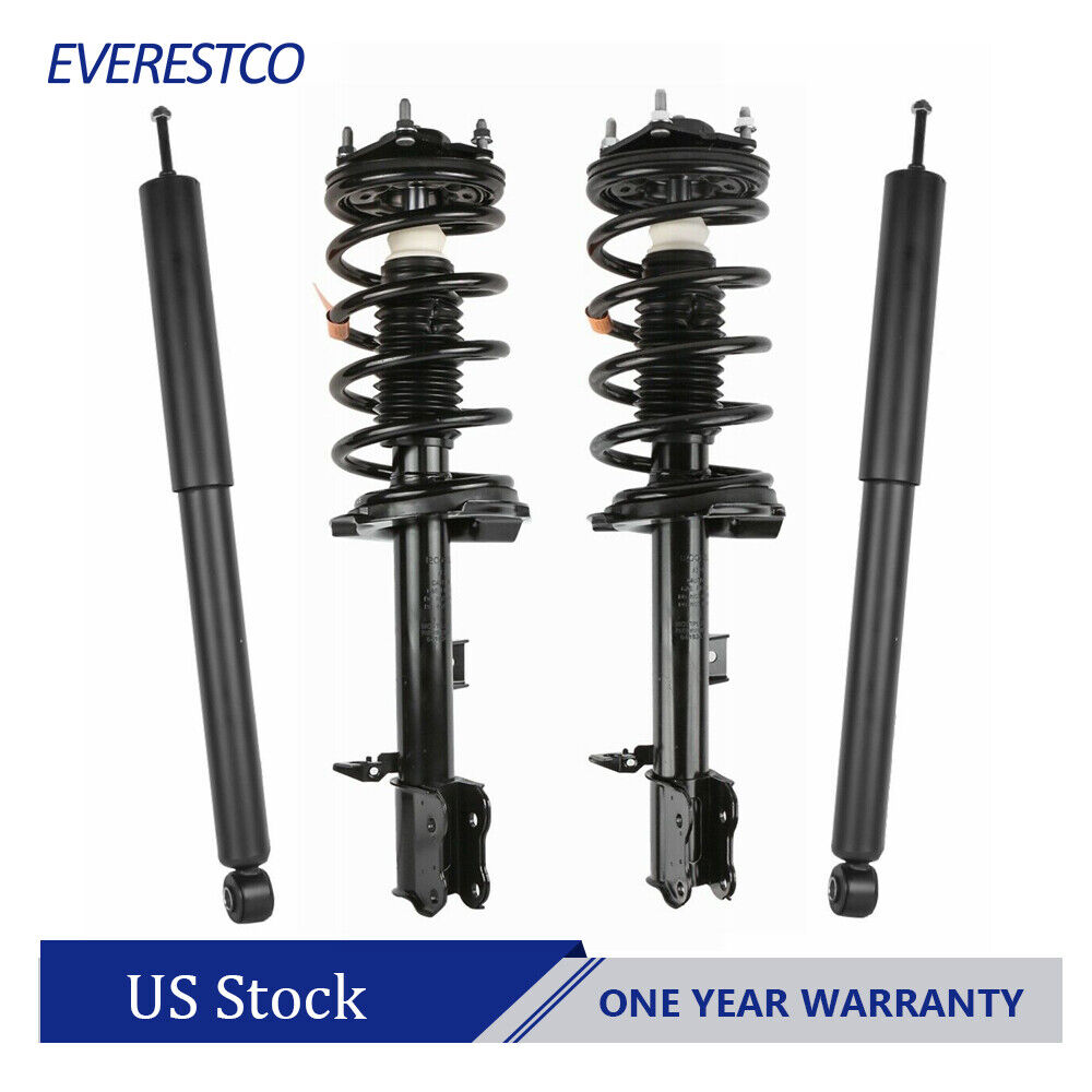 2 Front + 2 Rear Shocks Quick Complete Struts Assembly For 2001-2007 Ford Escape