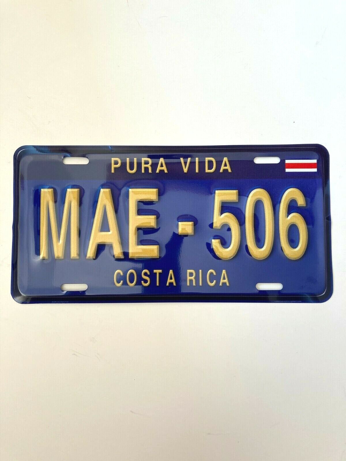 COSTA RICA PURA VIDA CENTRAL AMERICA LICENSE PLATE  CRLP 28