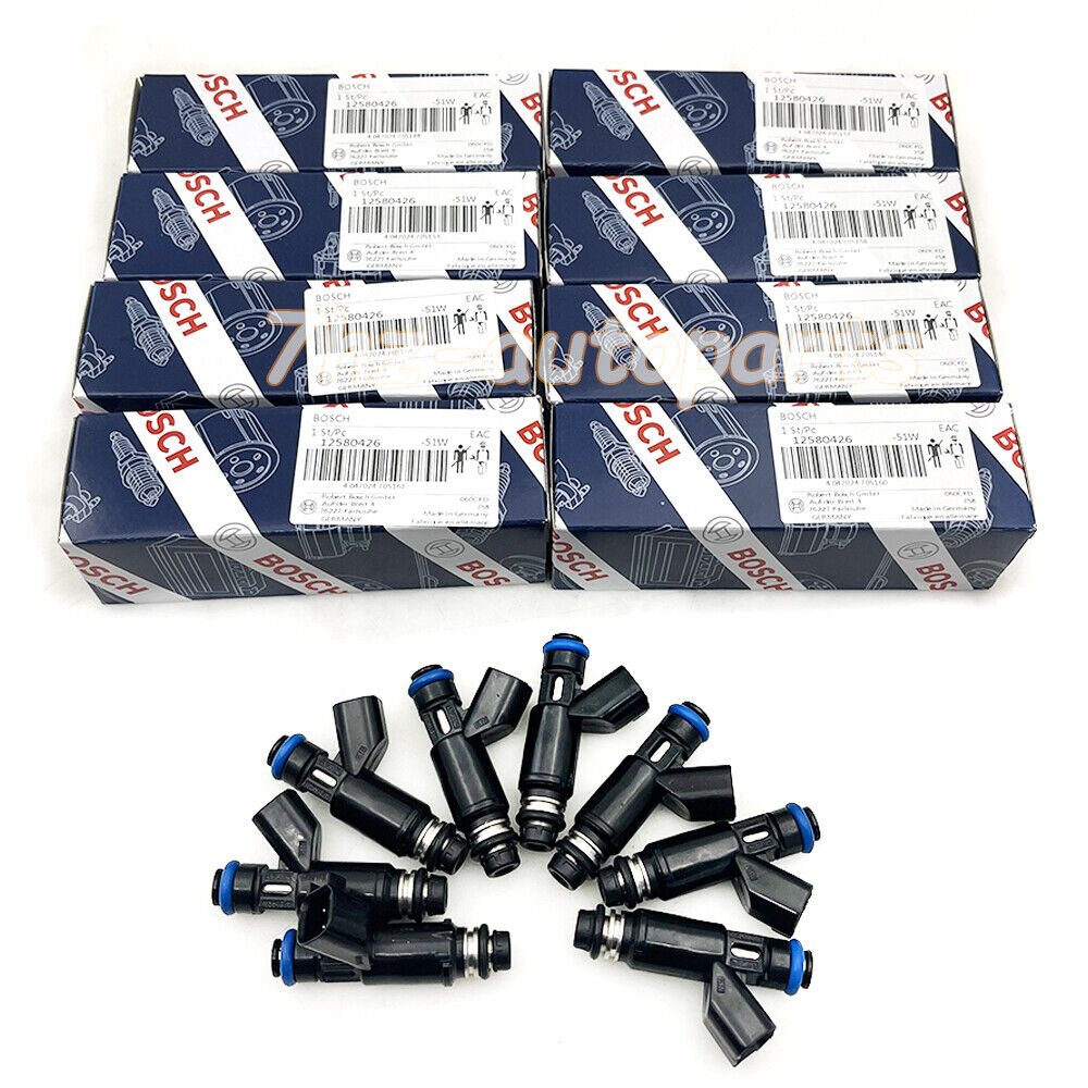 8X Bosch Fuel Injectors 25326903 12580426 Fits For CHEVROLET 5.3L FLEX FUEL