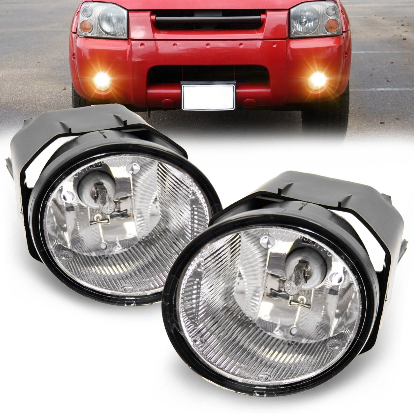 For 00-01 Maxima/00-03 Sentra/01-04 Frontier Driving Fog Lights Lamps-Left+Right