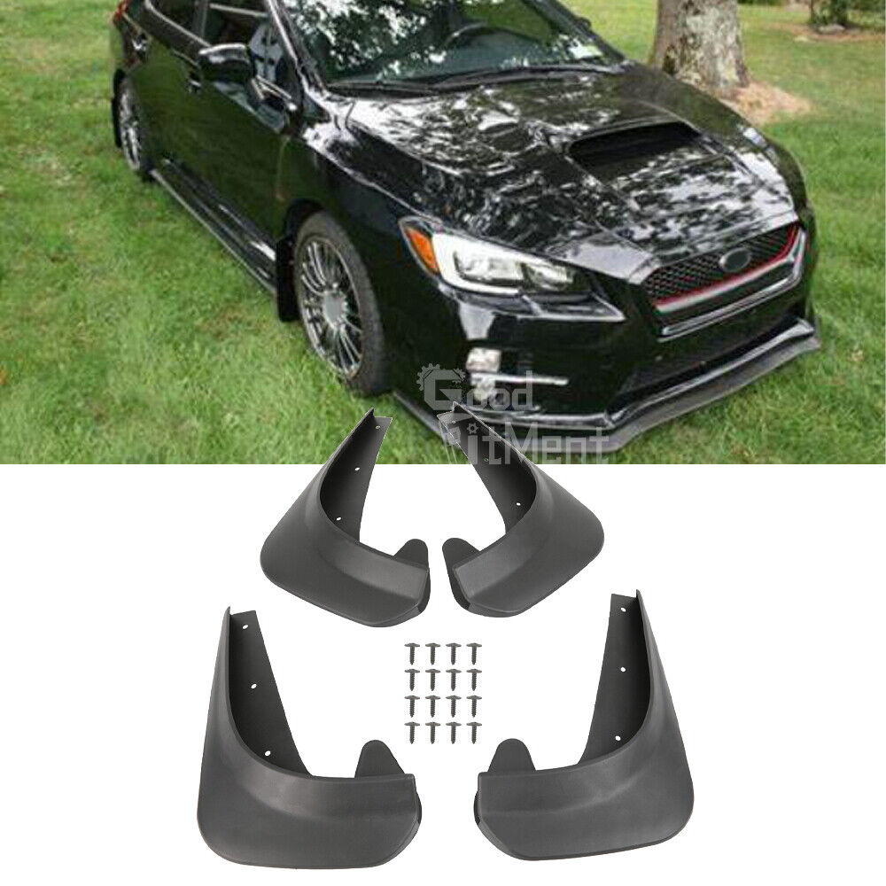 For Subaru WRX STI Impreza 4Pcs Car Front & Rear Fender Flaps Splash Mud Guards