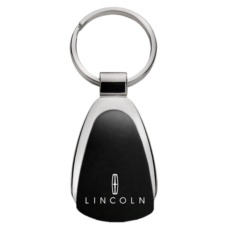 Lincoln Tear Drop Key Ring (Black)