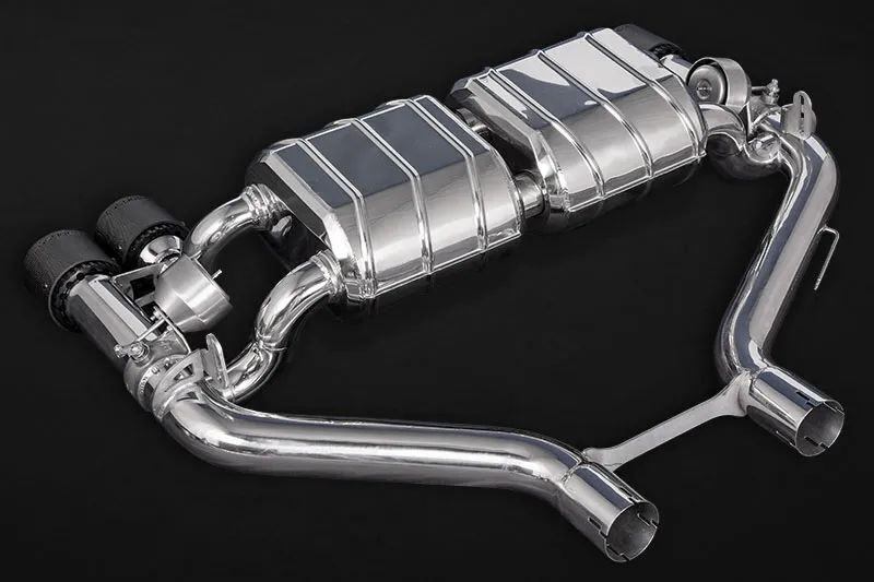 Exhaust System With Capristo Middle Silencer, Replaces Den Original Mittelschal