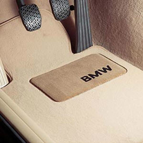 BMW OEM Beige Carpet Floor Mats Heel Pad 2011-2017 F25 X3 28iX 35iX 51472164766