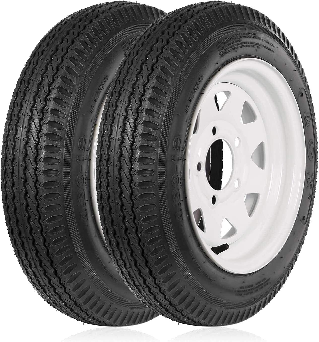 4.80-12 Bias Trailer Tire with 12\