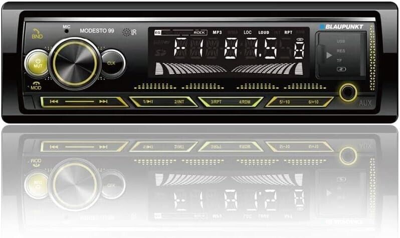 Blaupunkt Single Din AM/FM, MP3 Multimedia System Car Stereo Receiver Radio