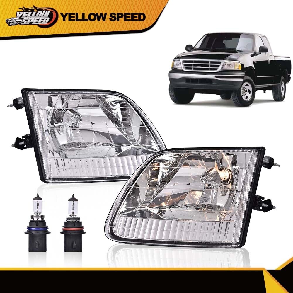 Fit For 97-03 Ford F-150 97-99 F-250 97-2002 Expedition Headlight LH & RH Pair
