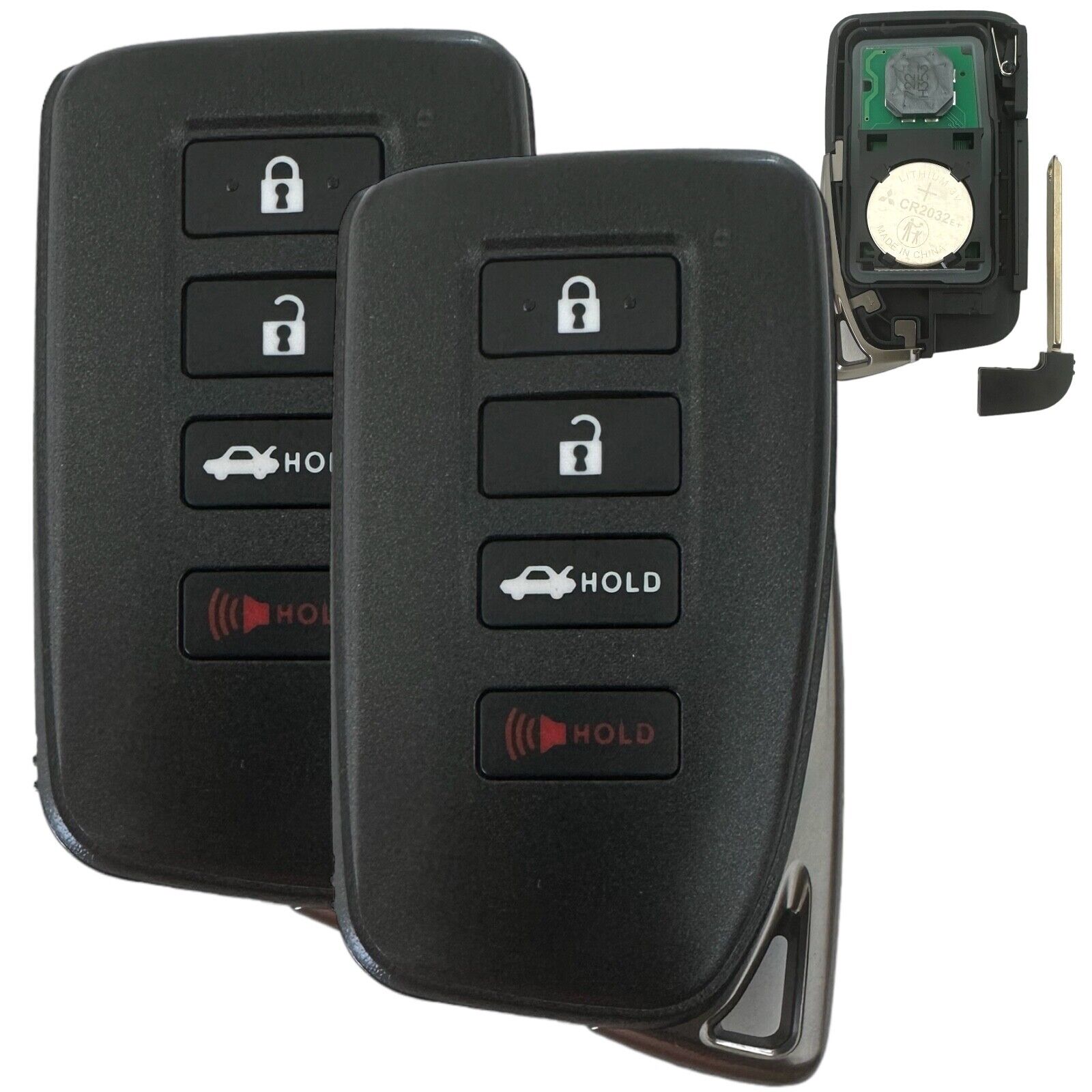 2 Replacement For Lexus 2015-2020 Late-LX570 NX200t NX300 NX300h Key Fob Remote