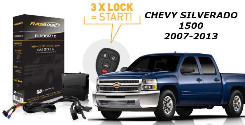 Flashlogic Remote Start for Chevy Silverado 1500 2007-2013 Plug N Play T Harness