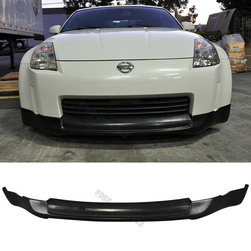 Fits 03-04 05 Nissan 350Z Ing-S Style Front Bumper Lip PU