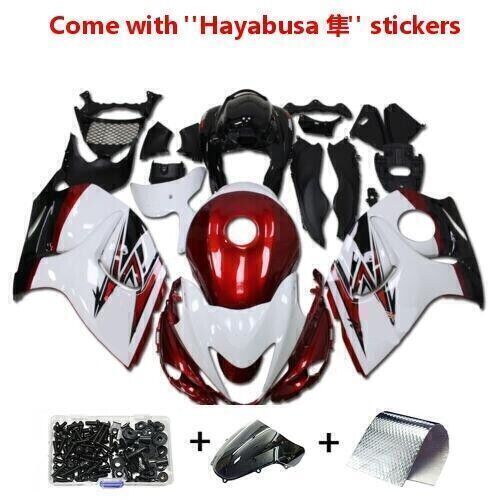 FK Injection Mold White ABS Fairing Fit for  2008-2020 GSX 1300R i063