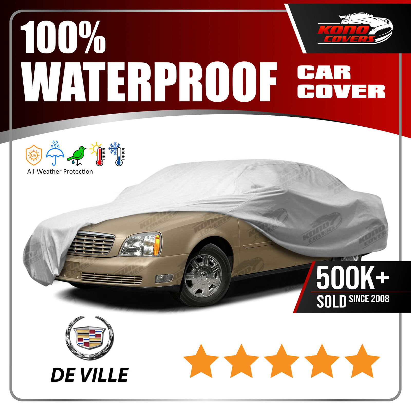 [CADILLAC DEVILLE] CAR COVER - Ultimate Full Custom-Fit All Weather Protect