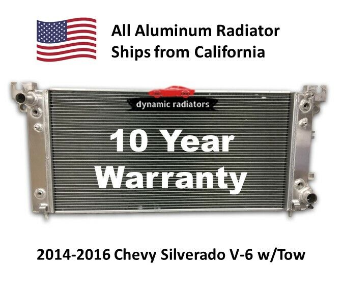 3ROW Radiator 14-17 Chevrolet V6 w/ Tow Silverado 1500 GMC Sierra 1500 HPR815-3R