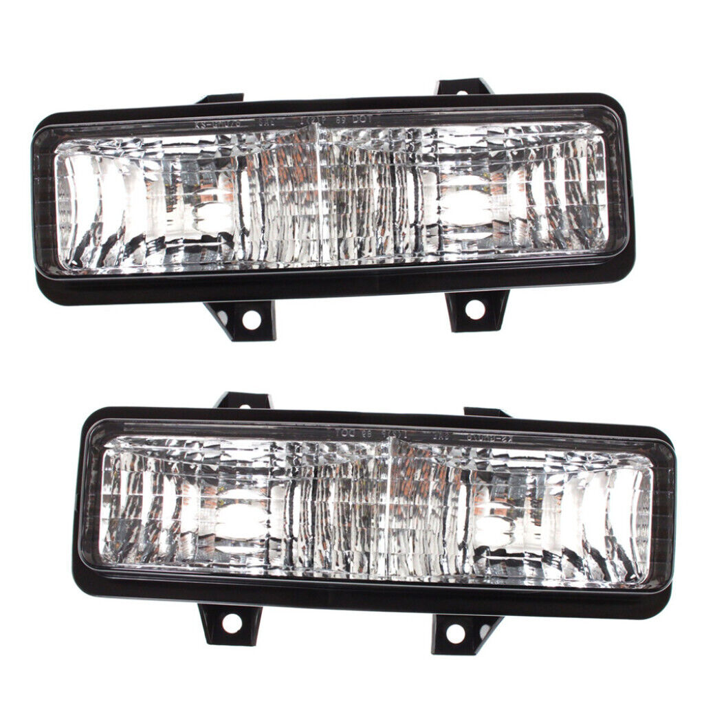 Fits 1989-1991 Chevy Blazer Pair Signal Lights Driver and Passenger