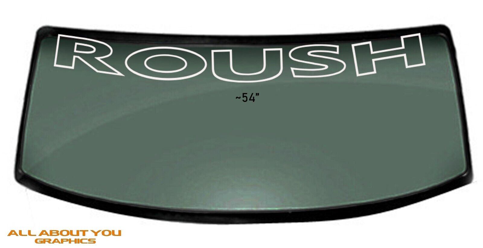 F-150 ROUSH Windshield Banner 97 - 14 ( many color choices)