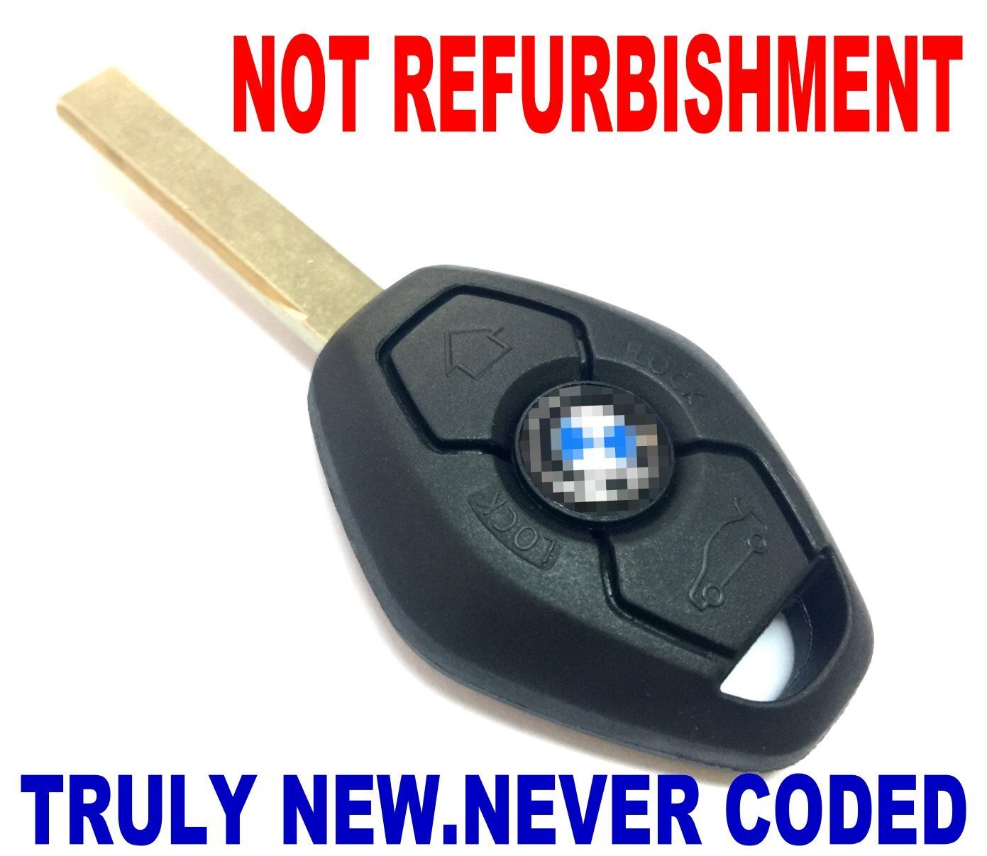 BRAND NEW UNCODED CHIP KEYLESS ENTRY REMOTE TRANSMITTER FOB COMPLETE KEY OEM E6