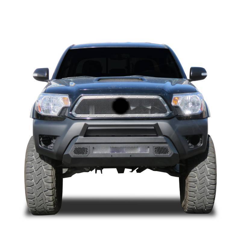 Black Horse ArmourIII LD Front Bumper Textured Black fit 2012-2015 Toyota Tacoma