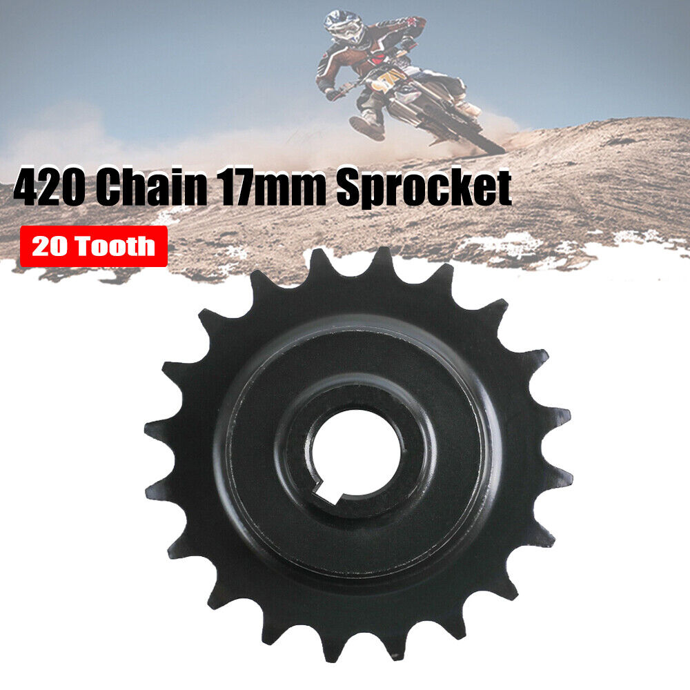  420 Chain 20 Tooth 17mm Sprocket for for ATV Quad Go kart Dirt Bike 