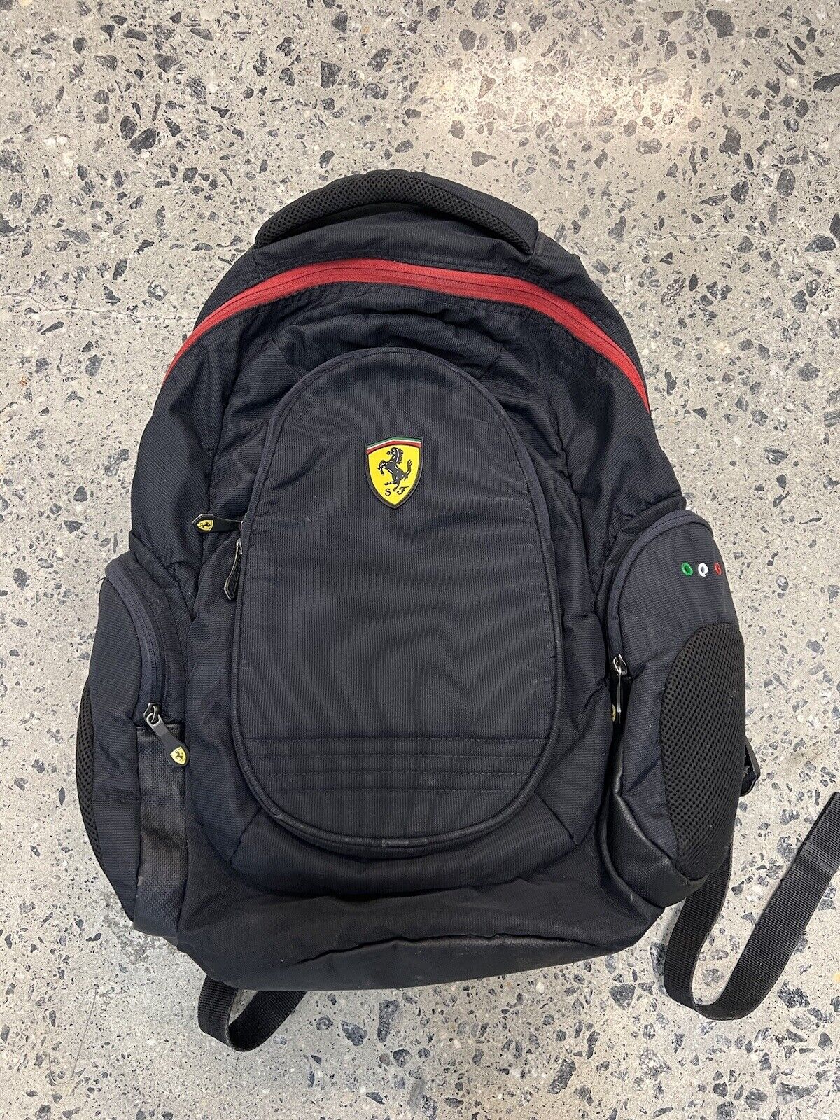 Authentic FERRARI Laptop Sports Gym Luggage Backpack / RARE / Collector’s Item