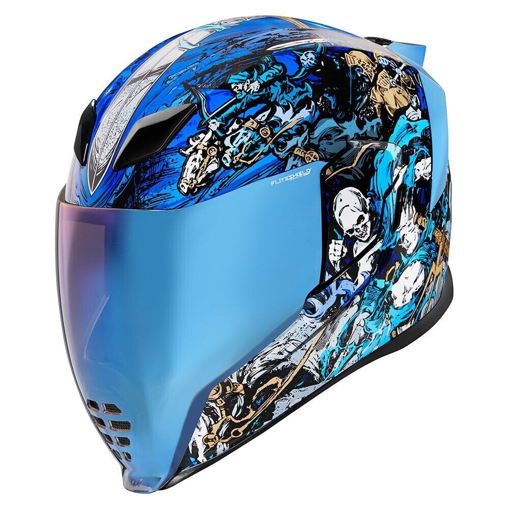 Icon Airflite Full Face Motorcycle Helmet -  & FREE RETURNS - 2023