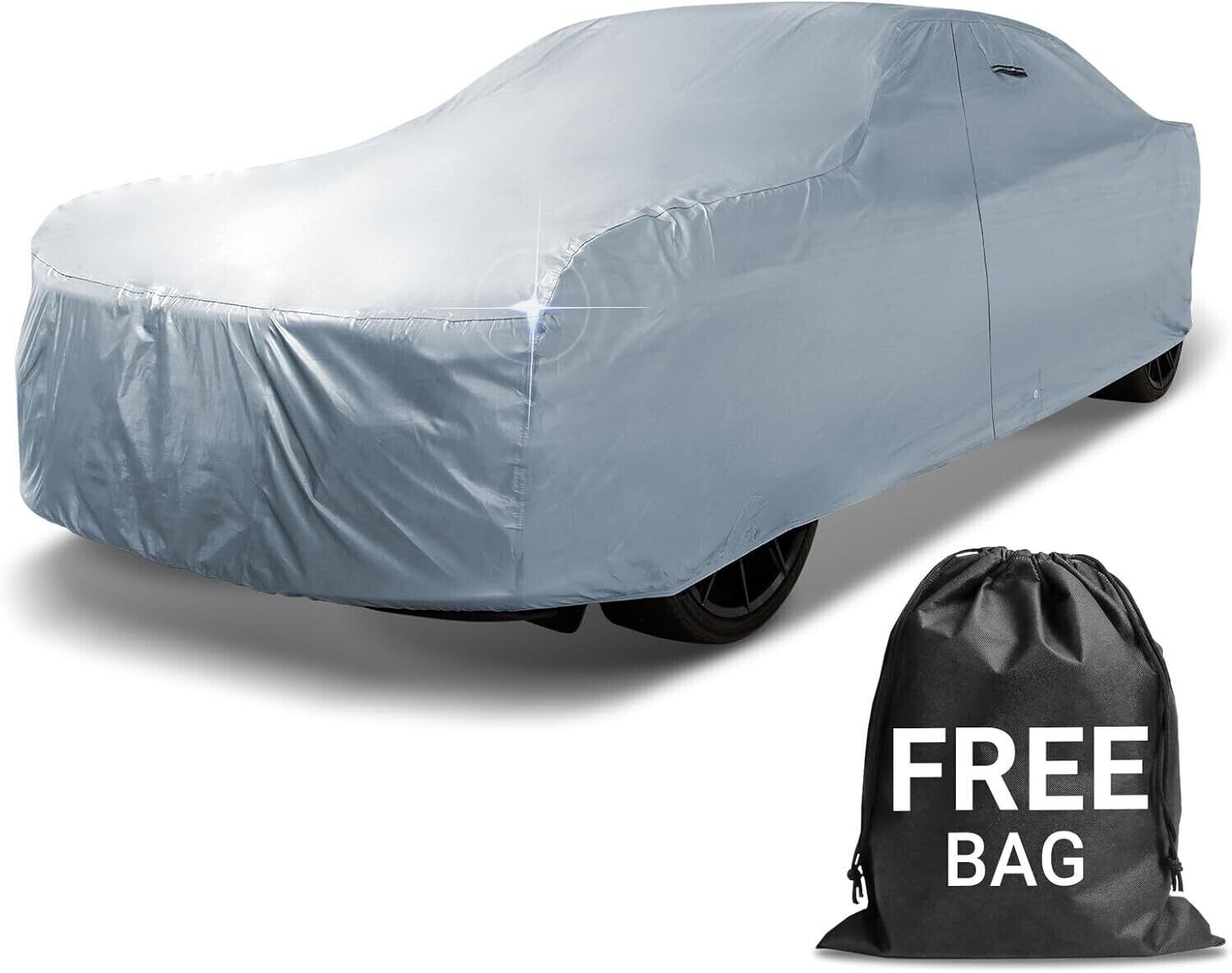 iCarCover 18-Layer Car Cover Waterproof All Weather Medium Size Car 184\
