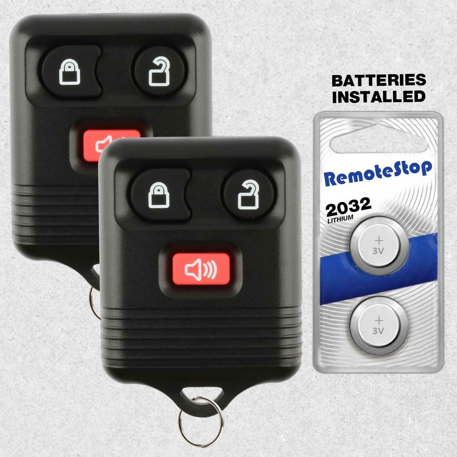 2 For 2001 2002 2003 2004 2005 2006 2007 Ford Escape Ranger Car Remote Key Fob