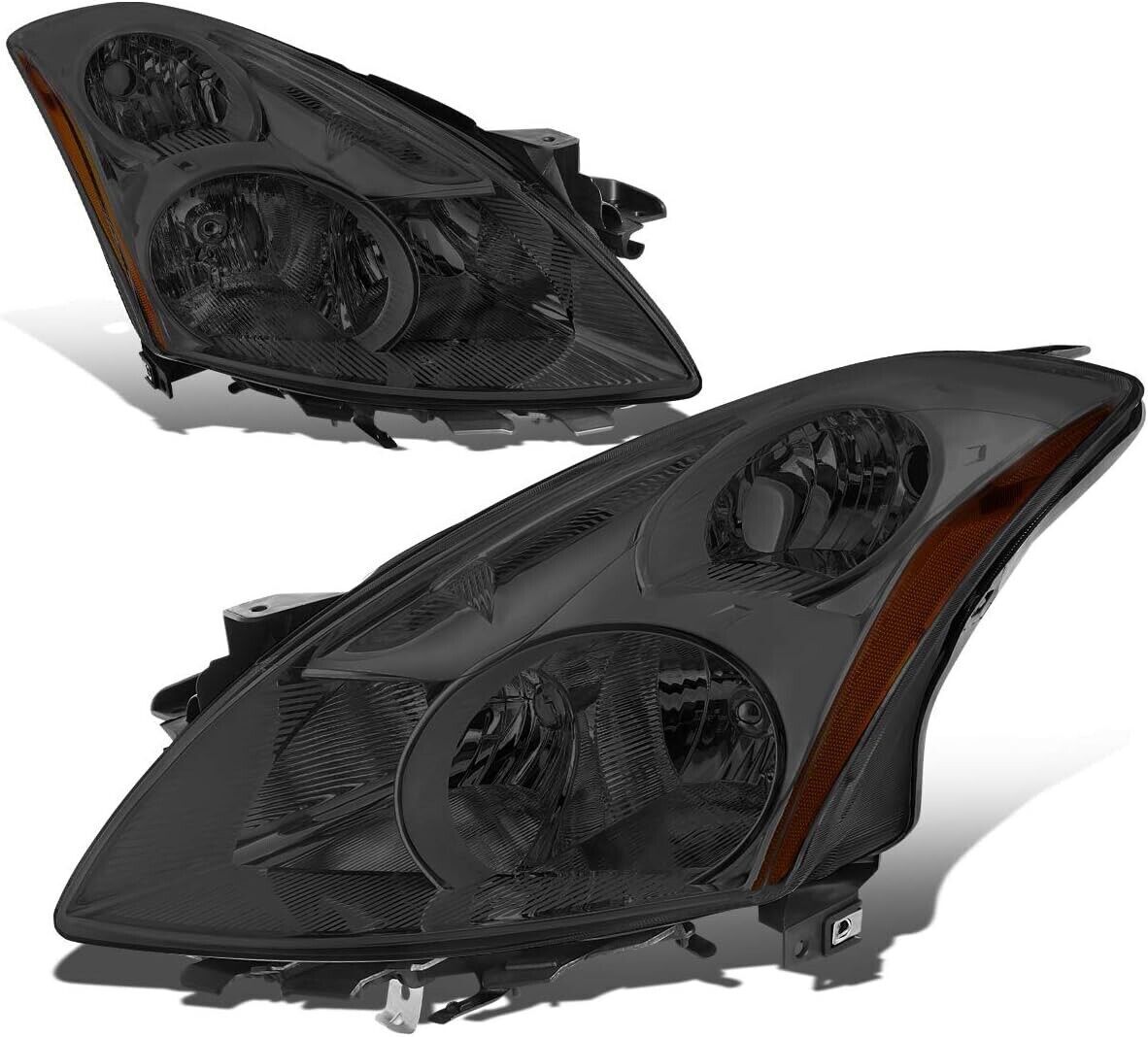 For Nissan Altima 2010-2012 Reflector Smoke Lens Headlights lamps Replacement