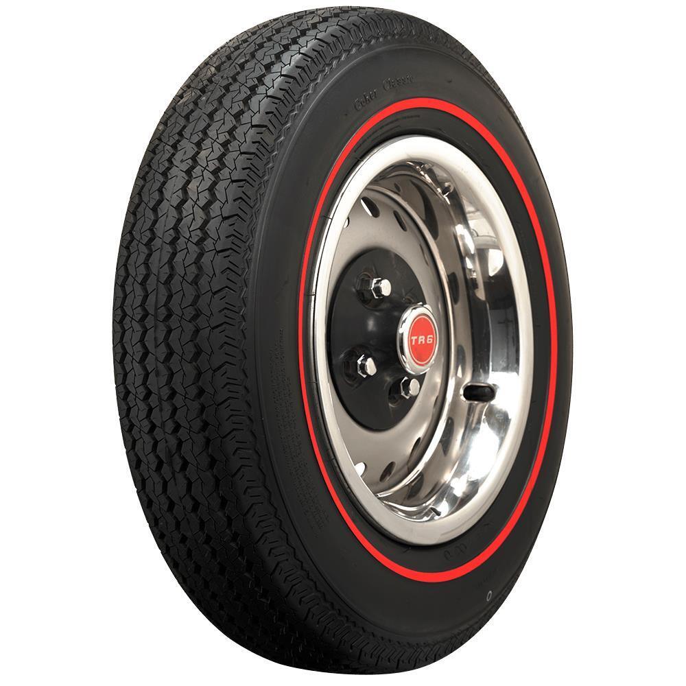 Coker Tire 57986 Classic 3/8 Inch Redline Radial Tire, 185R-15