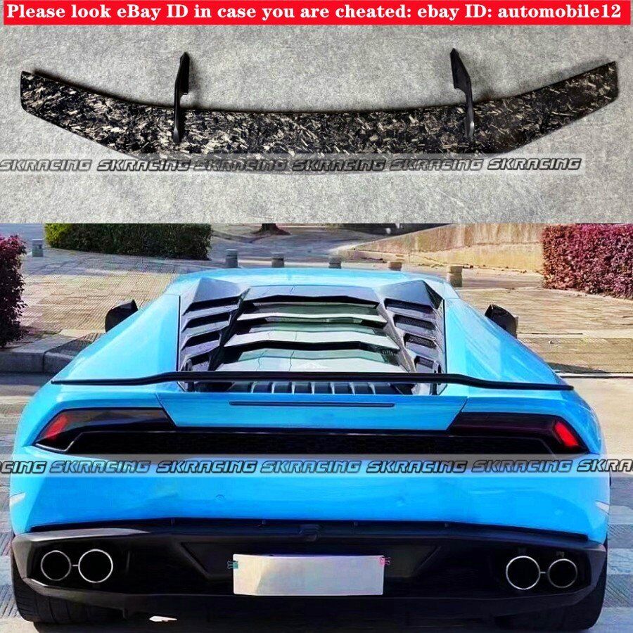 For Lamborghini Huracan LP610 LP580  Forged Carbon Fiber GT Rear Spoiler Wing