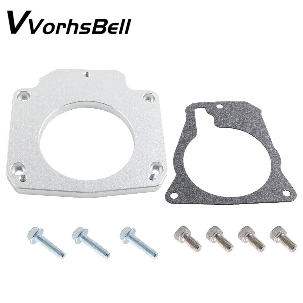 4Bolt Intake to 3Bolt TB w/Gasket Throttle Body Spacer for LS1 Truck Adapter New