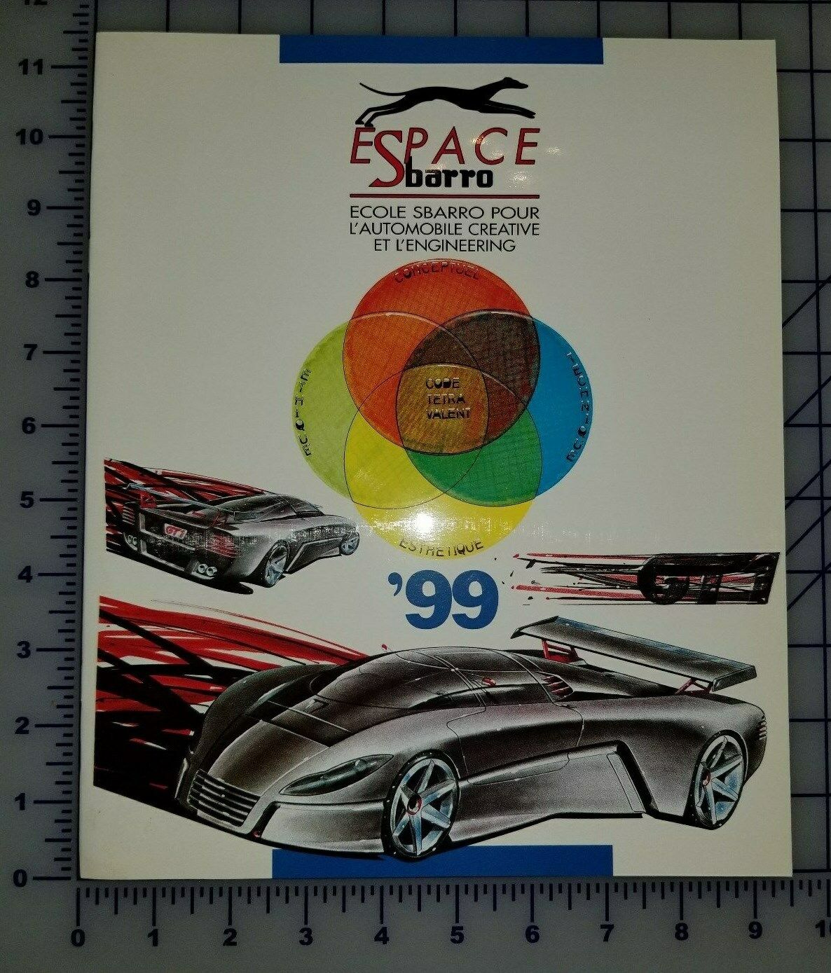 1999 Espace Sbarro GT1 Concept Auto & Design Brochure