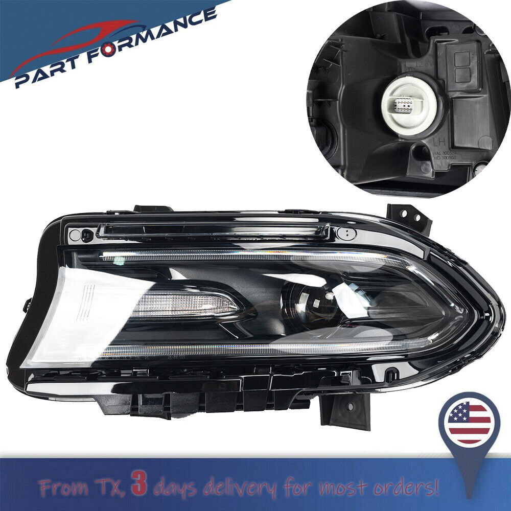 HID HEADLIGHT HEADLAMPS  DRIVER LH LEFT SIDE FOR DODGE CHARGER 2015-2022 