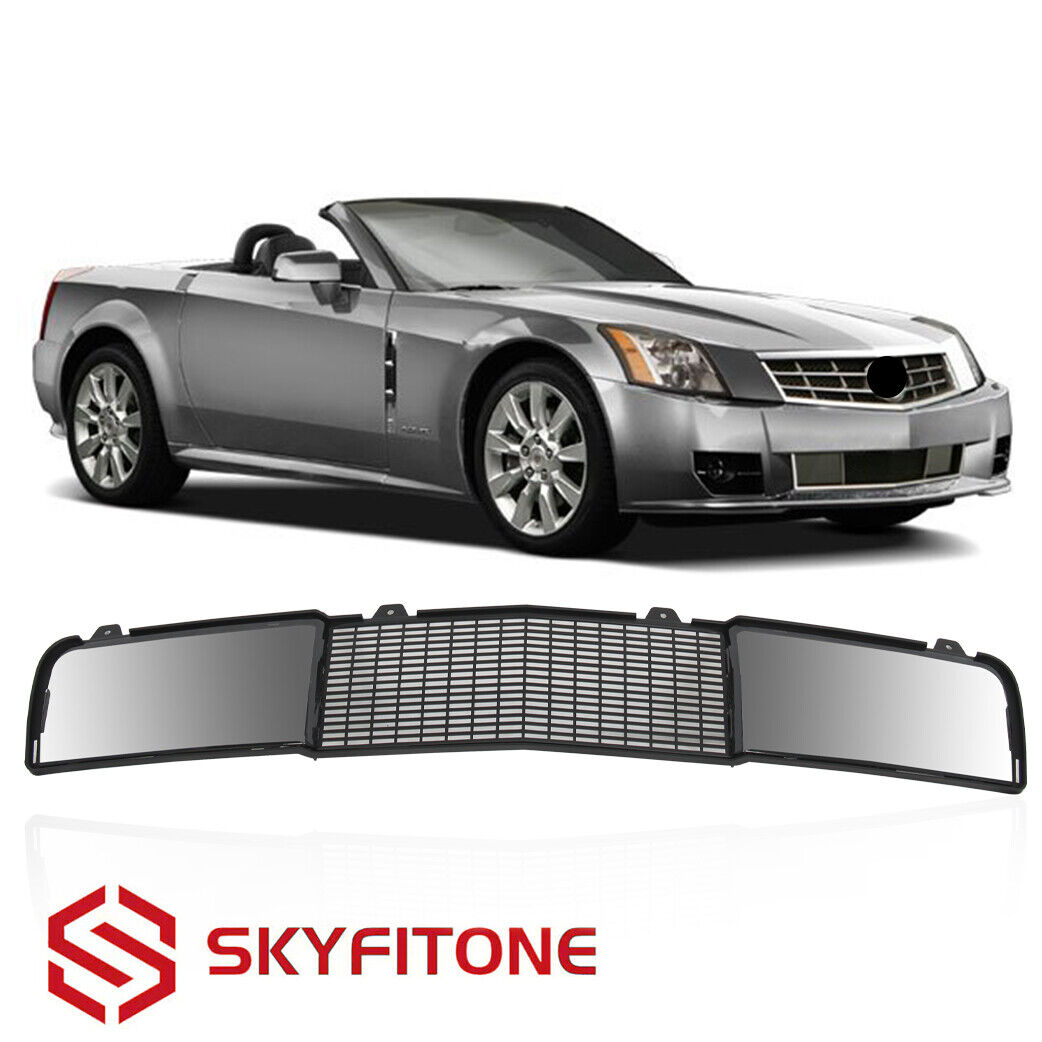 Fits 2004-2008 Cadillac XLR Front Bumper Lower Grill Grille Matte Black New
