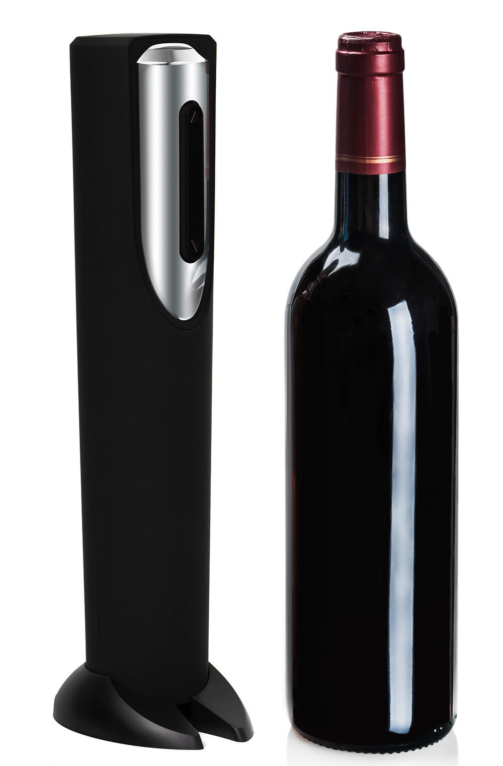 Electric Wine Bottle Opener with Automatic Corkscrew and Foil Cutter Remover
