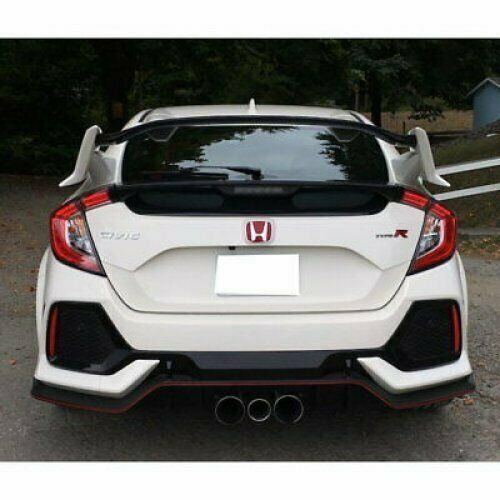 Stock R Type ABS Rear Trunk Spoiler Wing Fits 2016~2019 Honda Civic X Hatchback