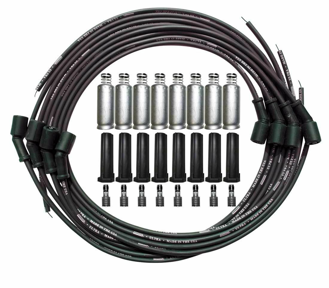 MOROSO Ultra Universal v8 135 Deg Spark plug wire kit Unsleeved GM LS / LT 51011