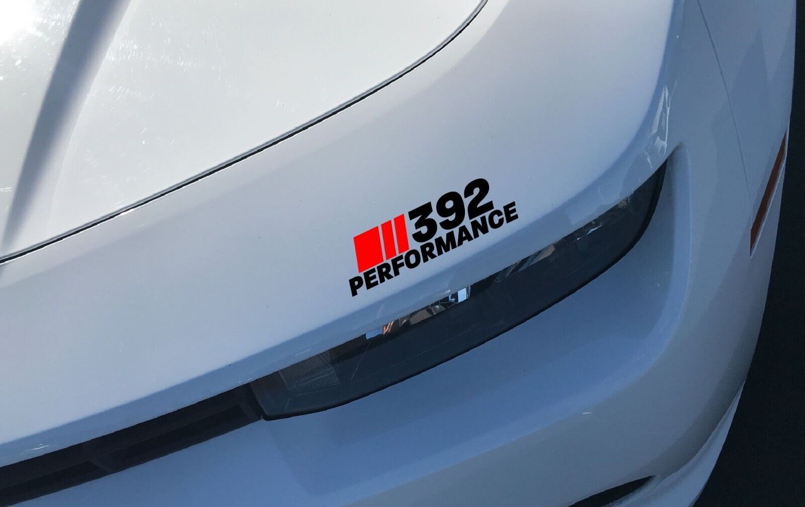 392 Performance Headlight Decal Logo Fits: Dodge Challenger Charger HEMI SRT 