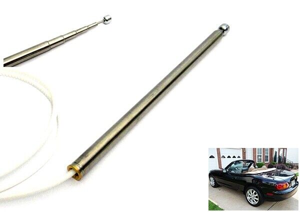 Power Antenna Aerial Cable Mast OEM Replacement For 98-05 Mazda MX5 NB Miata