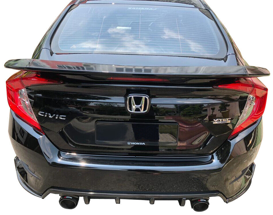 2017-2021 Honda Civic 4DR Sedan Factory SI Style Painted Rear Spoiler SJ6445