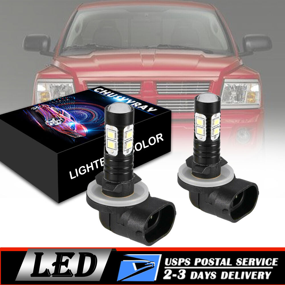 2Pcs Bulb 881 LED Fog Light Bulbs LED Light For Dodge Dakota 2001-2004