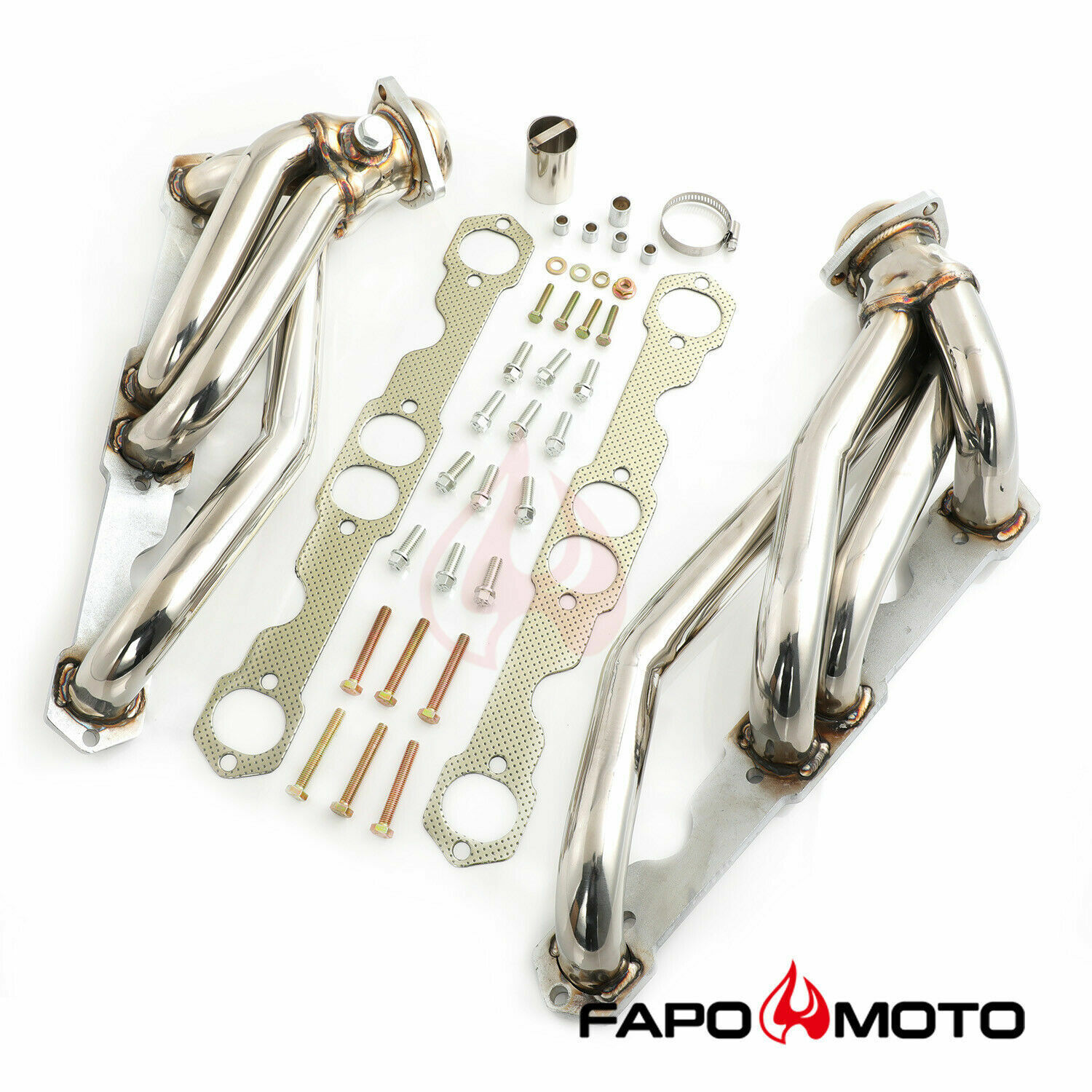 FAPO Shorty Headers for Chevy GMC 88-95 C1500 K1500 C2500 K2500 305 350 5.0 5.7L
