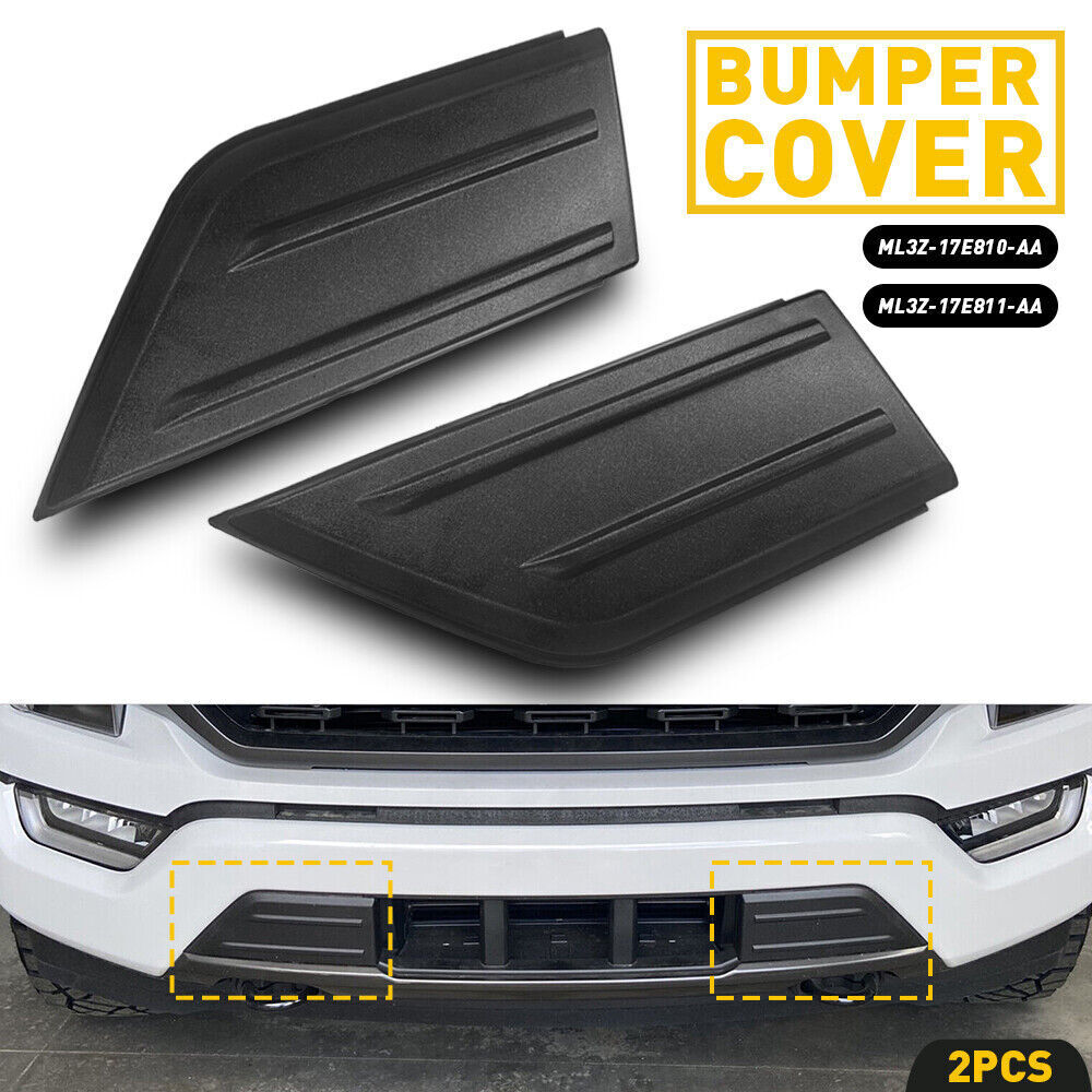 2X Waterproof Front Bumper Corner Panel Cover Trim For 2021-2023 Ford F-150 F150