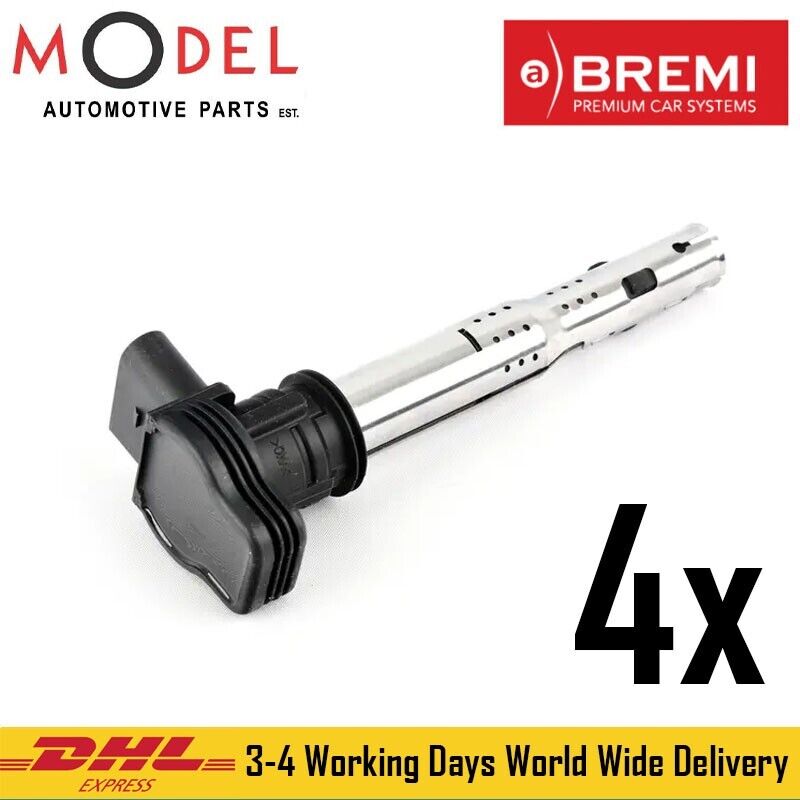 Bremi 4x Ignition Coil For Audi-Volkswagen 20120 / 07K905715G