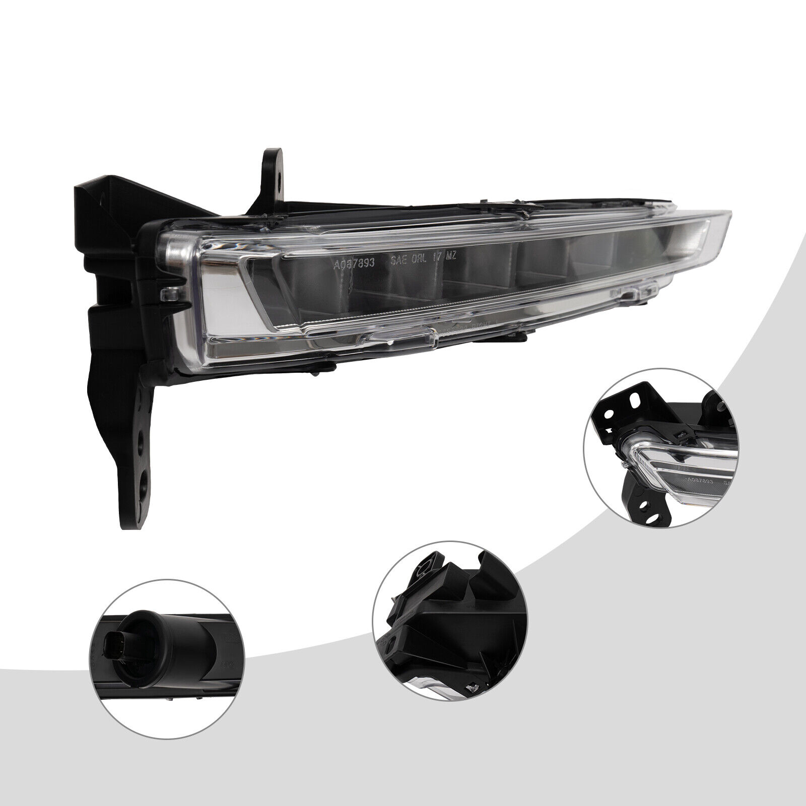 For Lincoln MKZ 2017-2020 LED Right Side Passenger Fog Lamp Fog Light Assembly